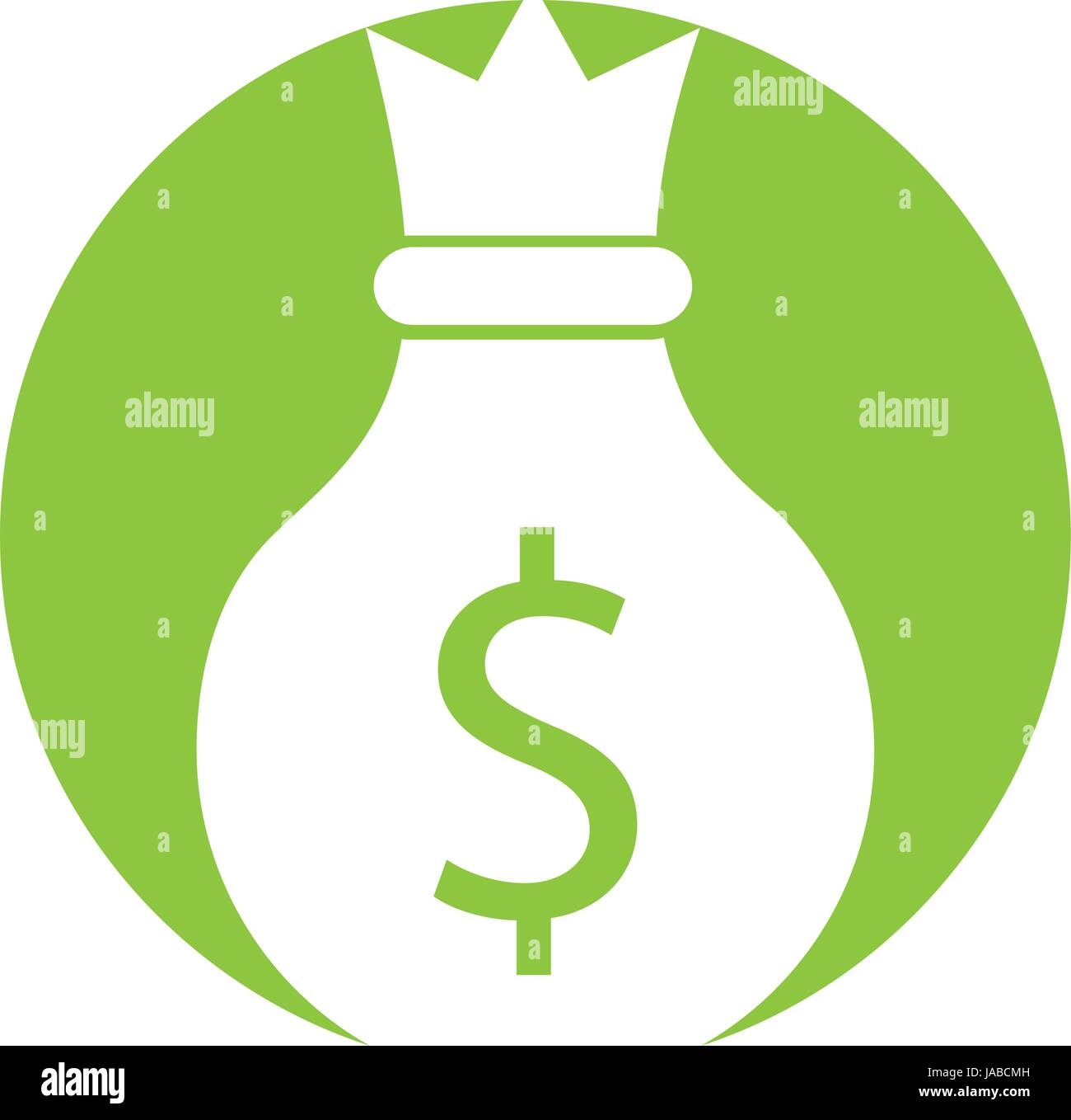 money bag isolated icon Stock Vector Image & Art - Alamy