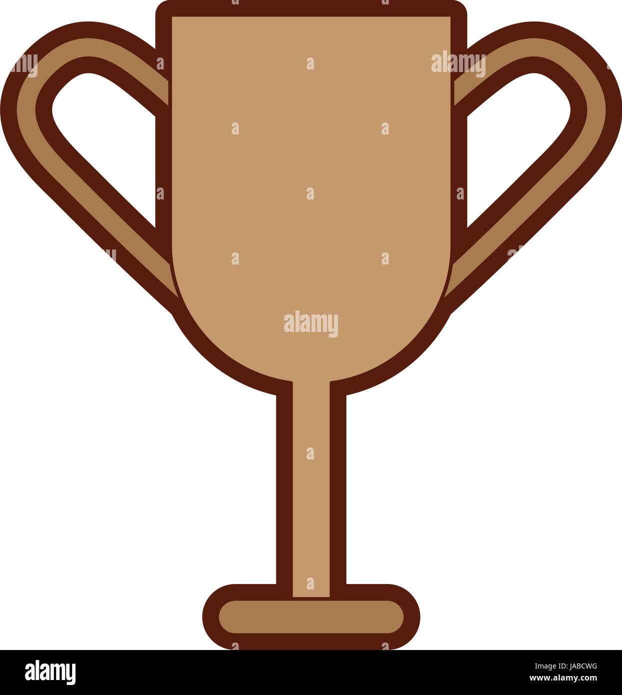 trophy cup isolated icon Stock Vector Image & Art - Alamy