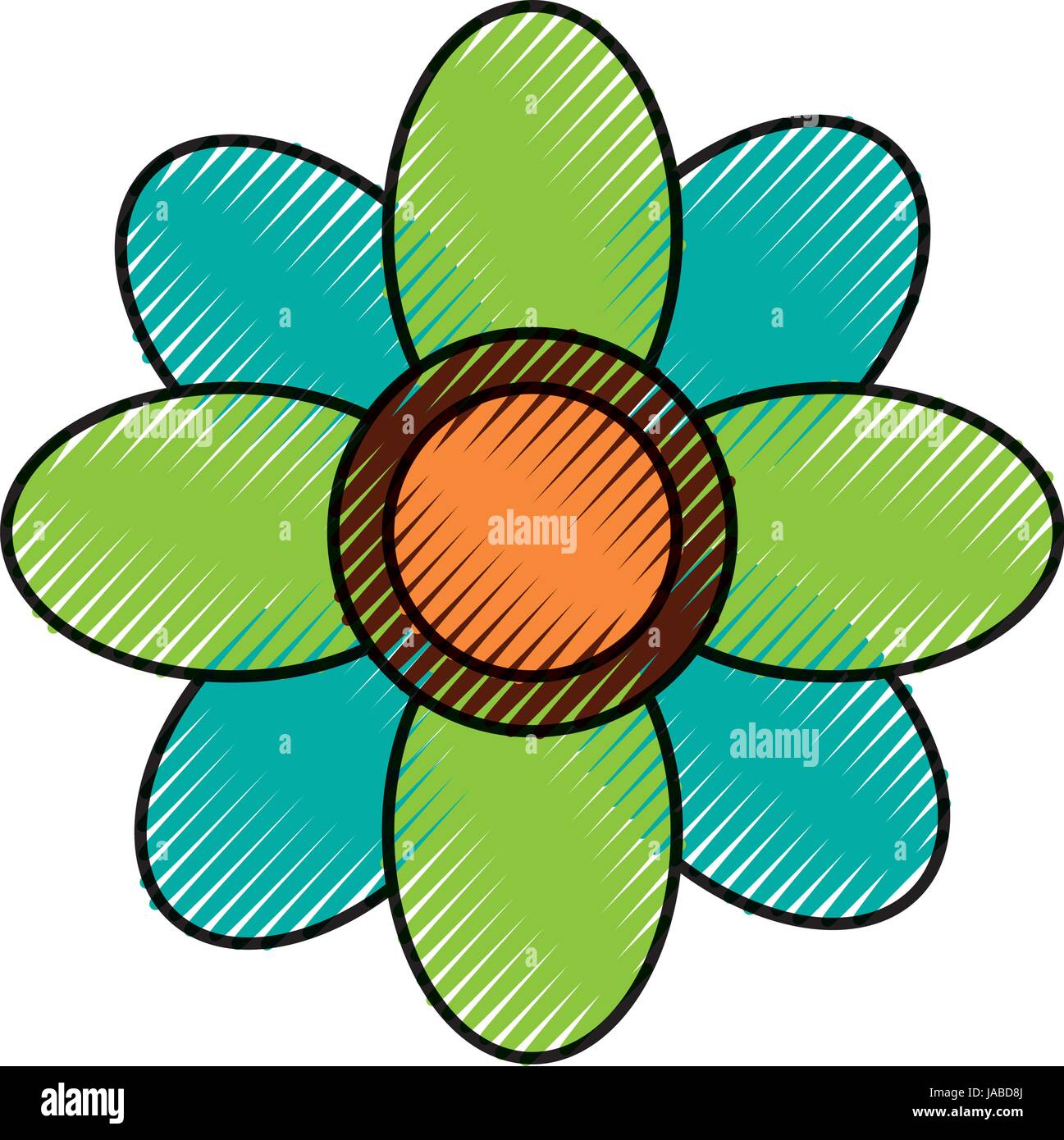 cute flower isolated icon Stock Vector Image & Art - Alamy