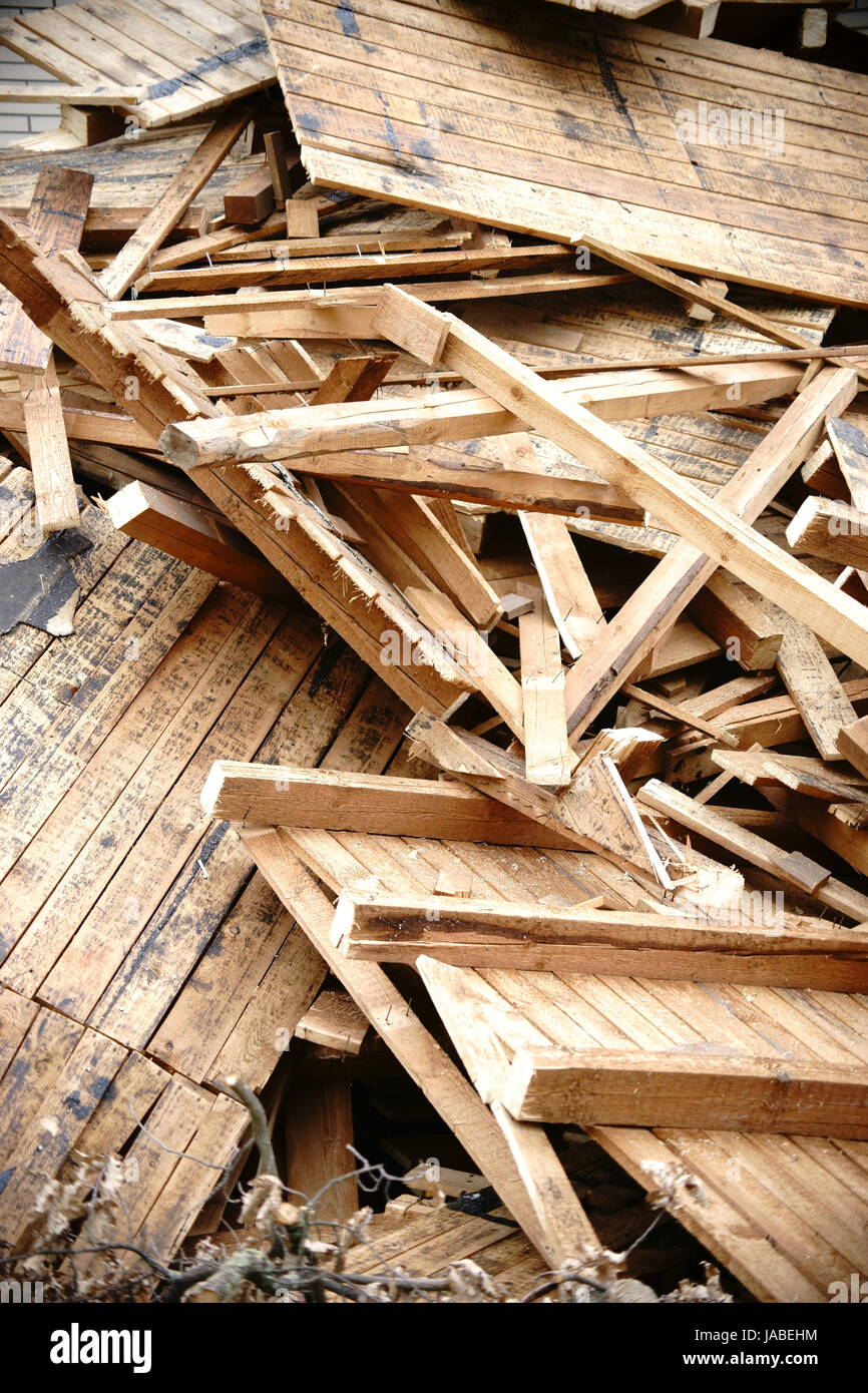 The Close Up Of Debris From Rubble And The False Ceiling And