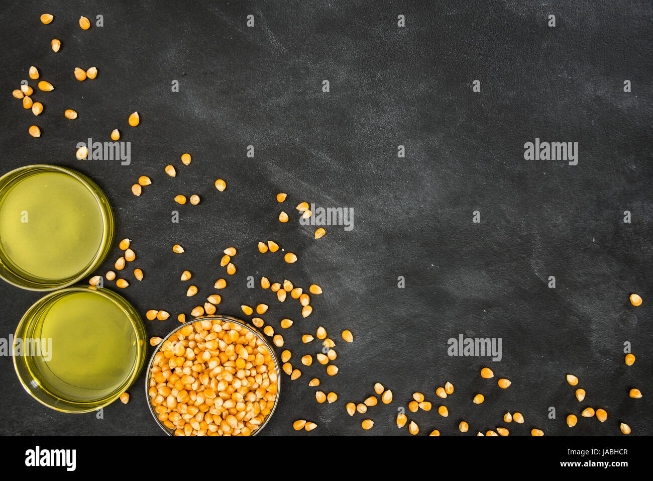 mature corn particles through farm processing to making clean gold ...