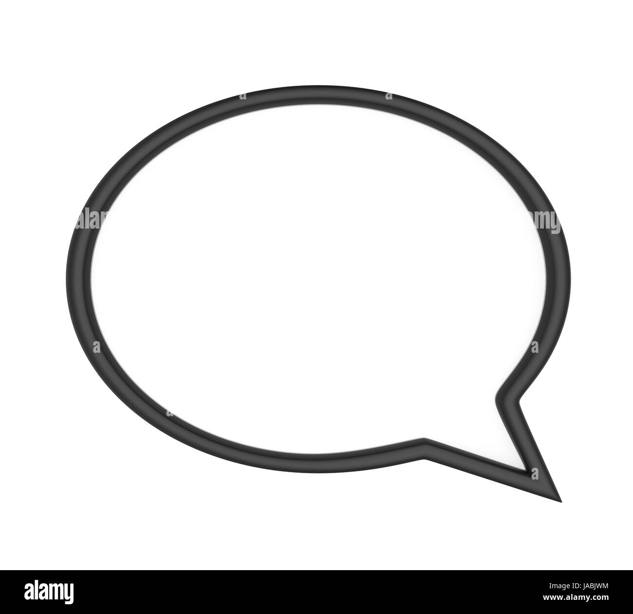 Speech Bubble Isolated Stock Photo