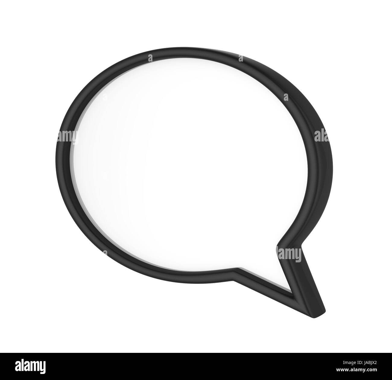 Speech Bubble Isolated Stock Photo