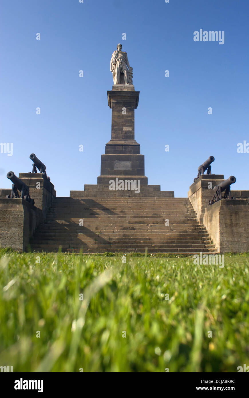 Admiral Lord Collingwood memorial, Tynemouth Stock Photo Alamy