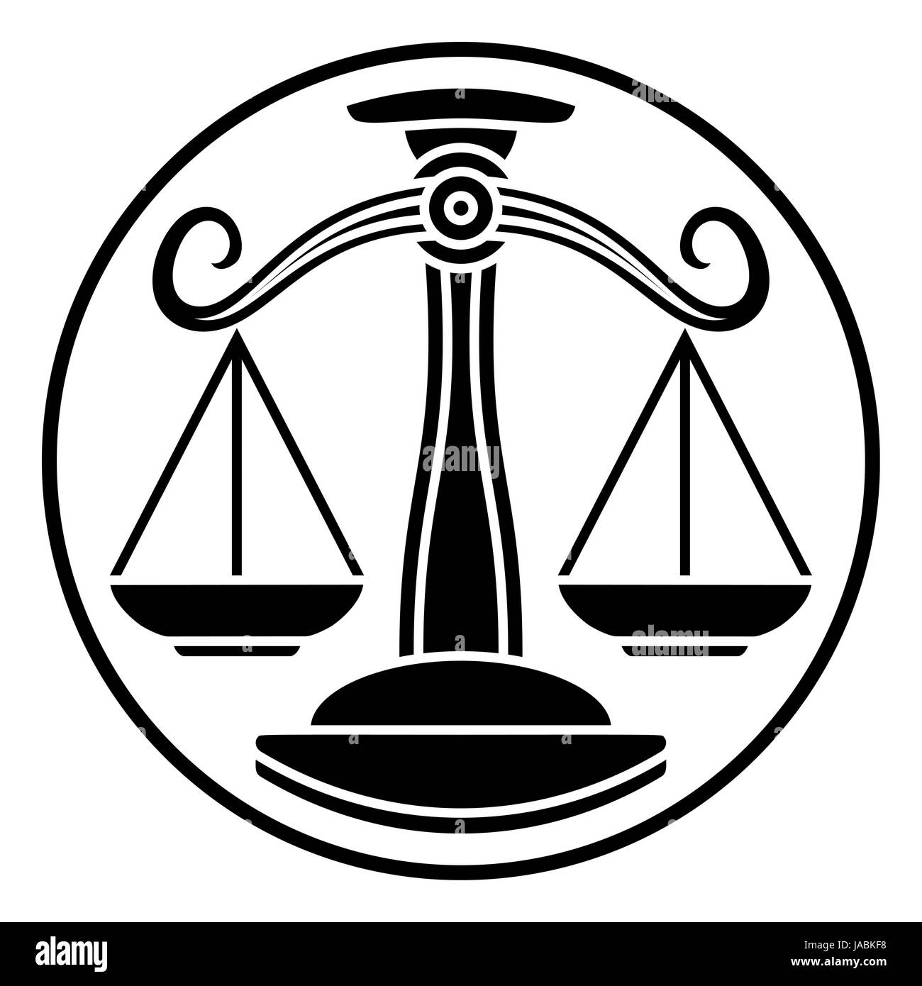 Libra Scale Symbol
