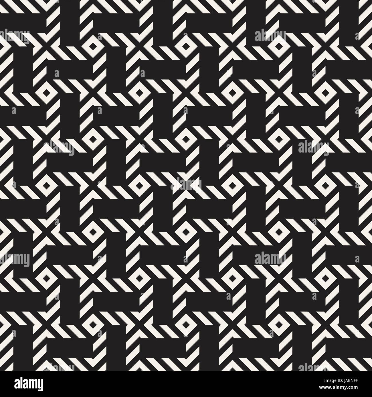 Crosshashed Polygon Crosshatch vector seamless geometric pattern. Crossed graphic ...