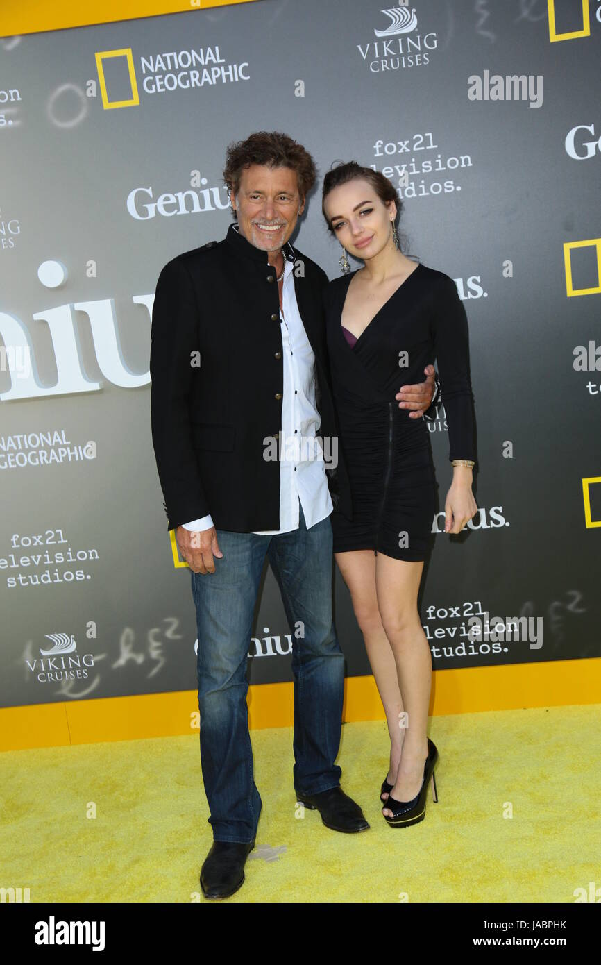 Steven Bauer and Lyda Loudon attending the premiere of National  Geographic's 'Genius,' at the Fox Bruin Theater in Los Angeles, California.  Featuring: Steven Bauer, Lyda Loudon Where: Los Angeles, California, United  States