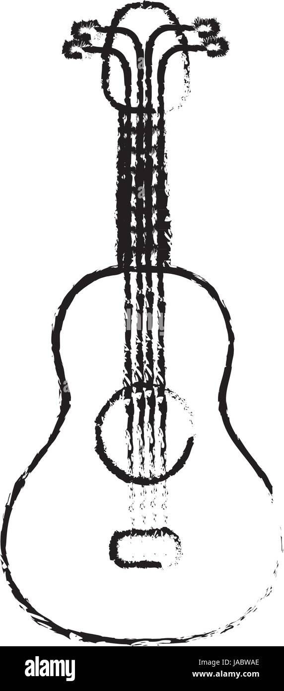 figure acoustic guitar instrument to play Stock Vector Image & Art - Alamy