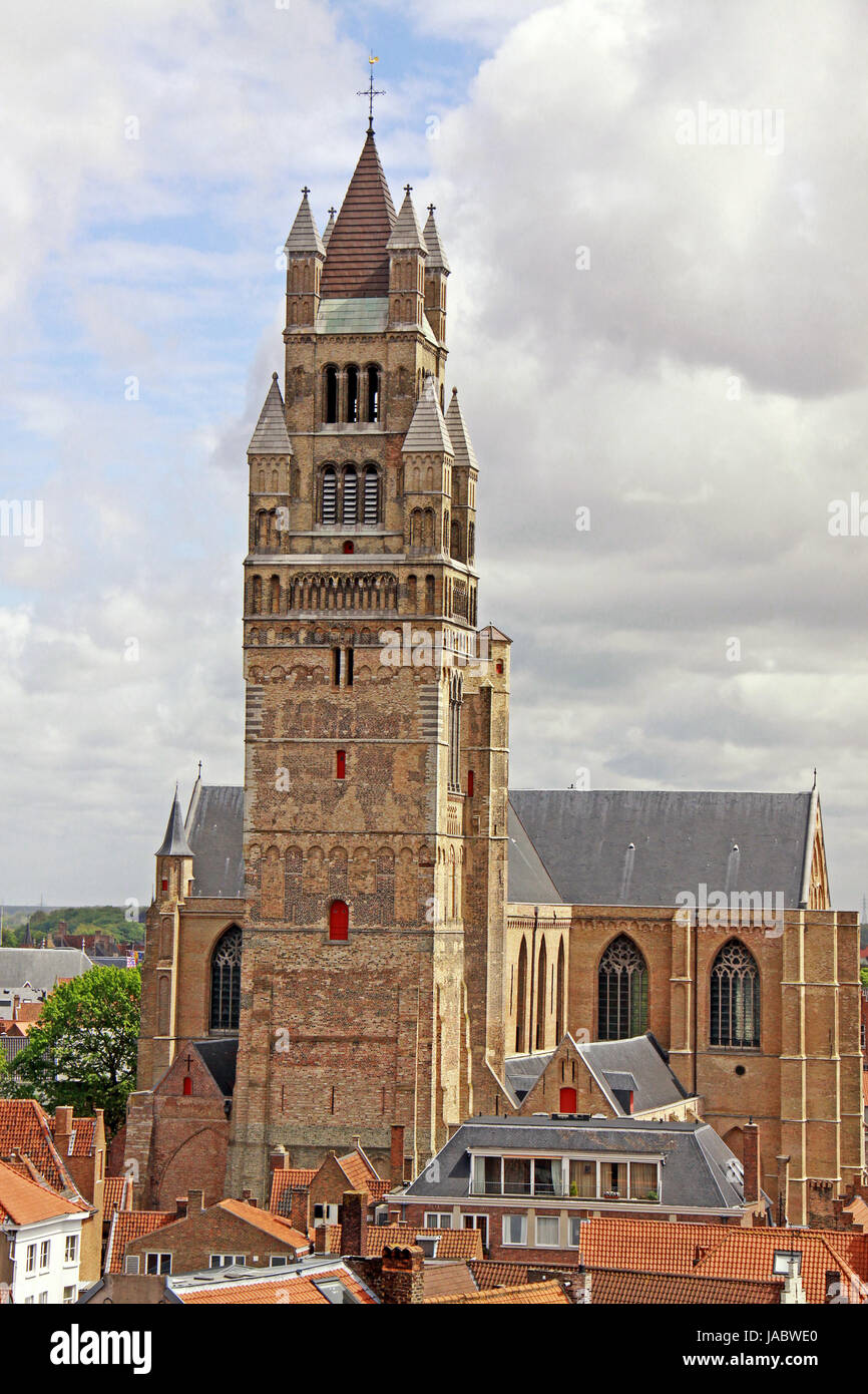 sint-salvator cathedral bruges Stock Photo