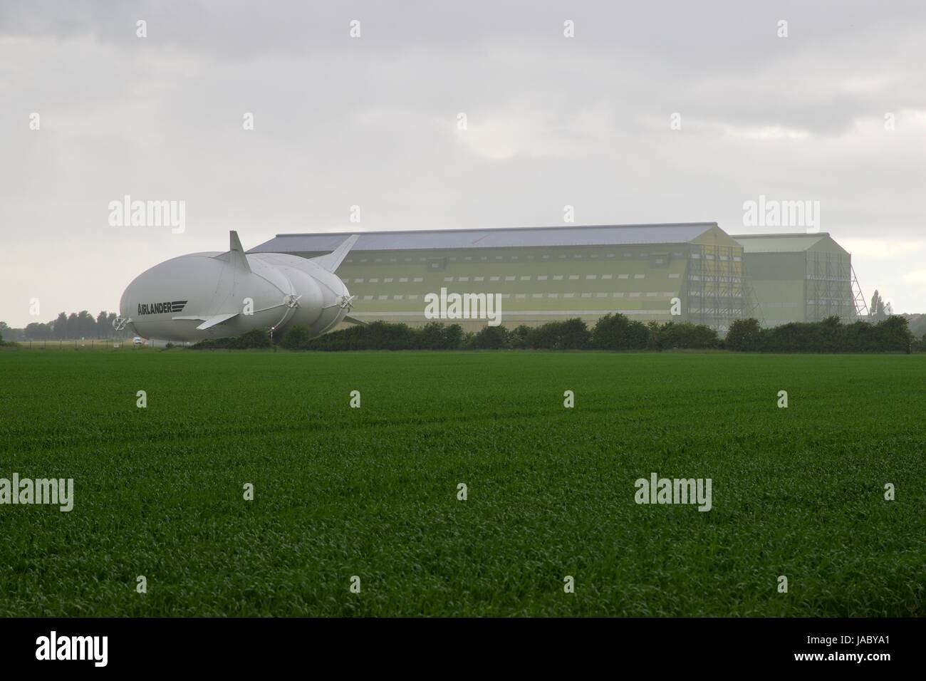 Airlander 10 the largest aircraft flying today Stock Photo