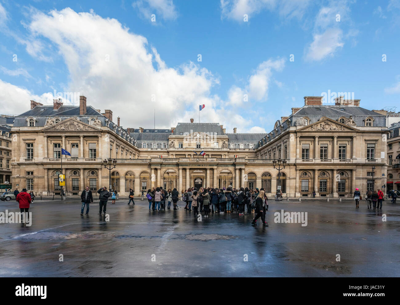 Palace Royal, Conseil d'Etat, Council of State, Paris, France, Europe Stock Photo