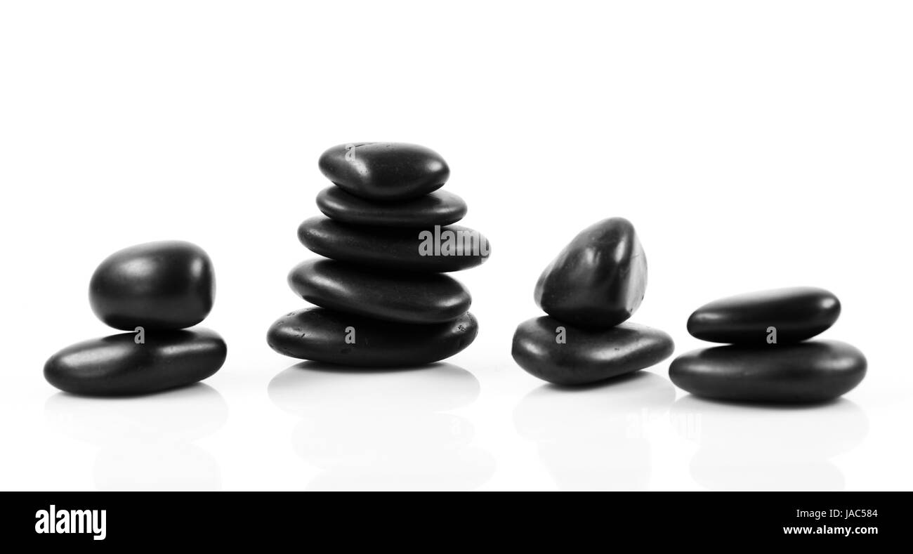 Hot rock massage Black and White Stock Photos & Images - Alamy