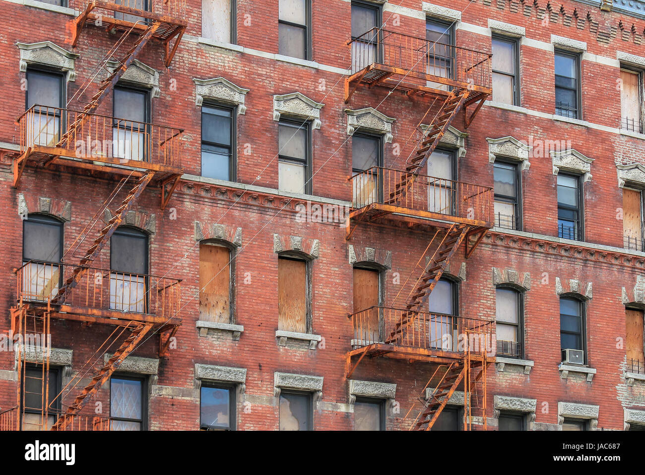 New York City brownstones Stock Photo Alamy