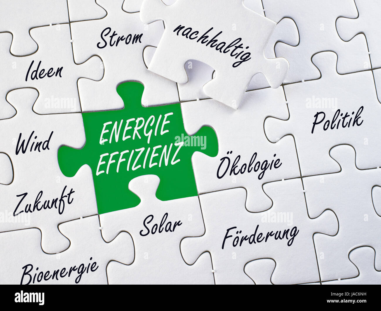 Energieeffizienz Stock Photo