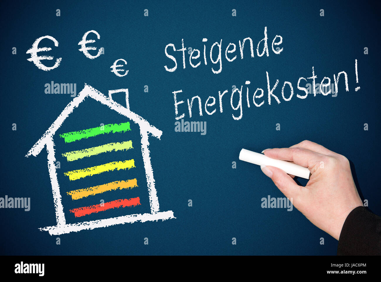 Steigende Energiekosten Stock Photo