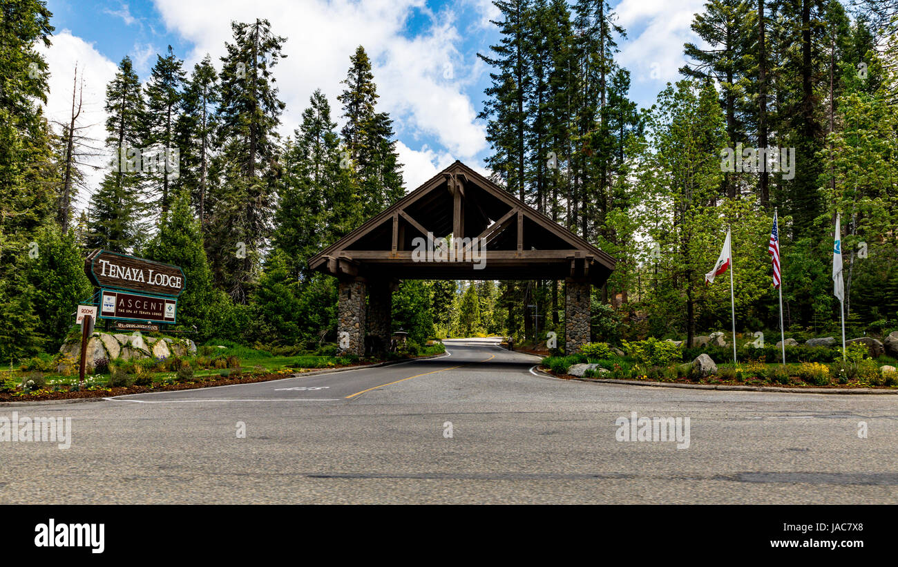 Tenaya Lodge at Yosemite National Park a luxury hotel Stock Photo Alamy