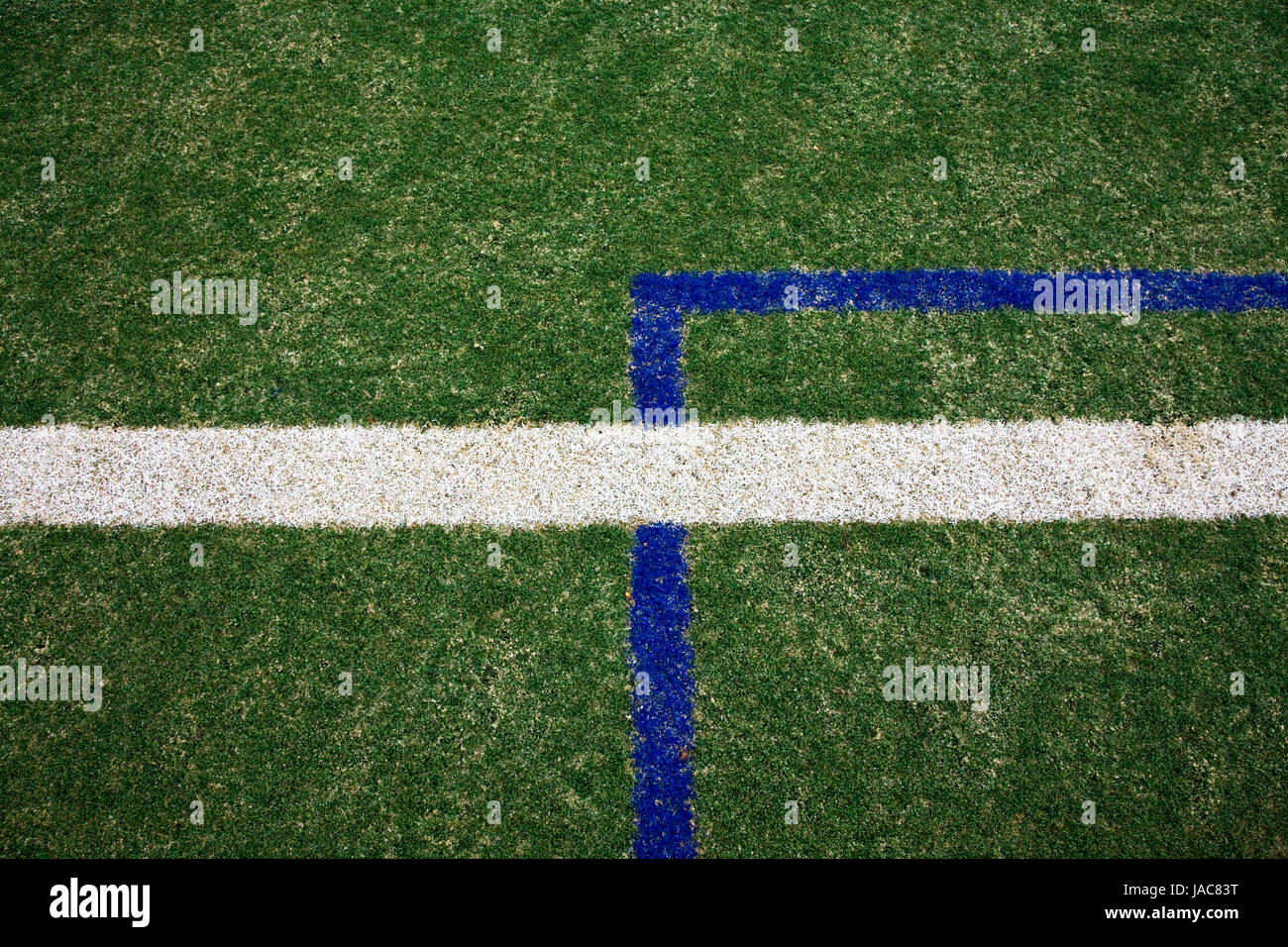 lines on the football field Stock Photo Alamy