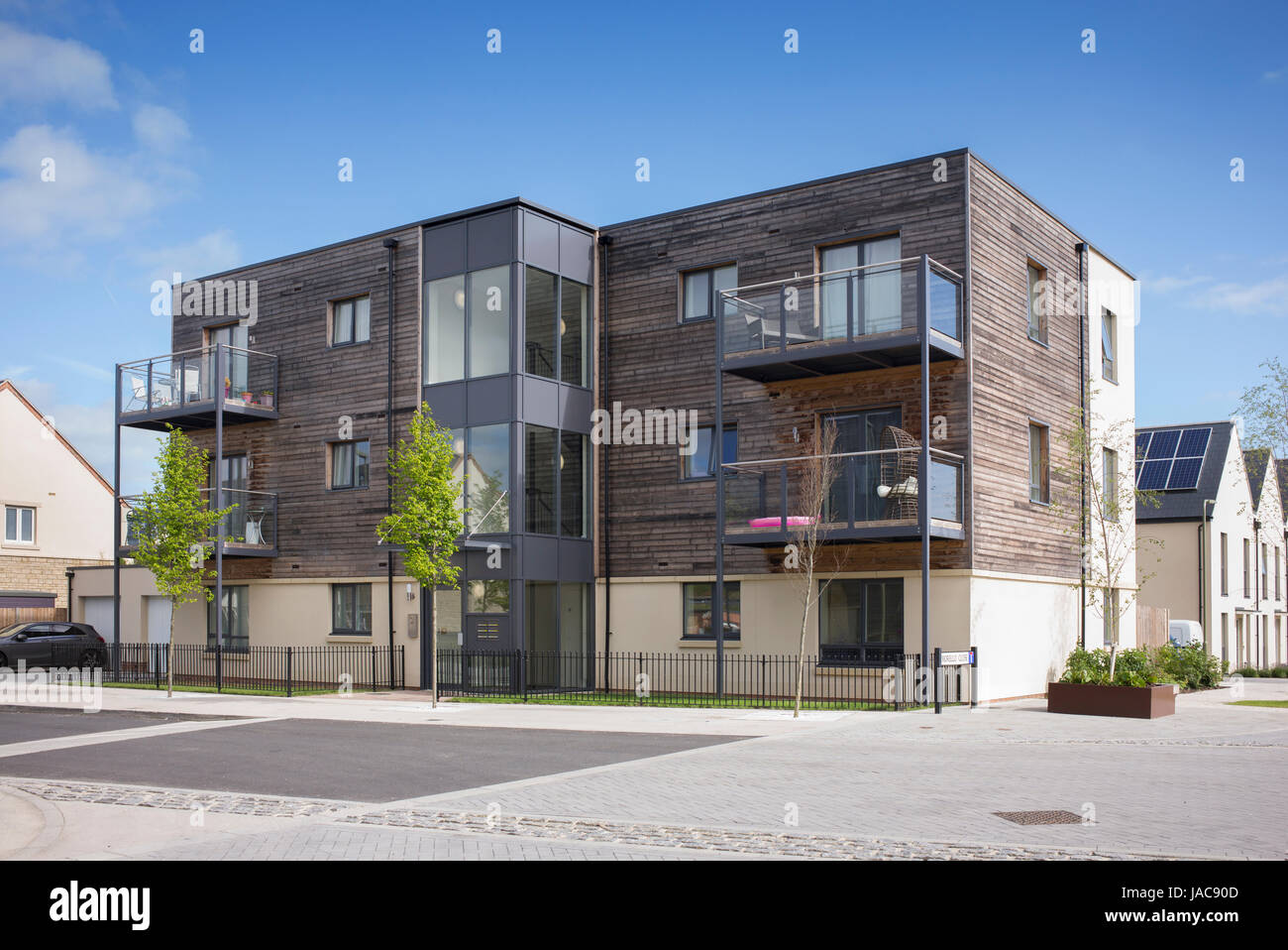 Contemporary sustainable living. Elmsbrook Eco Town apartments and