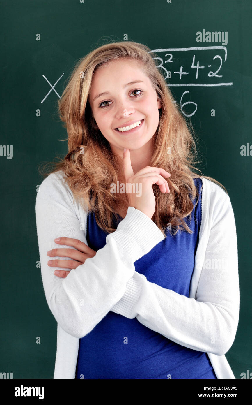 College Schülerin Und Ihr Lehrer College Schülerin Und Ihr Lehrer
