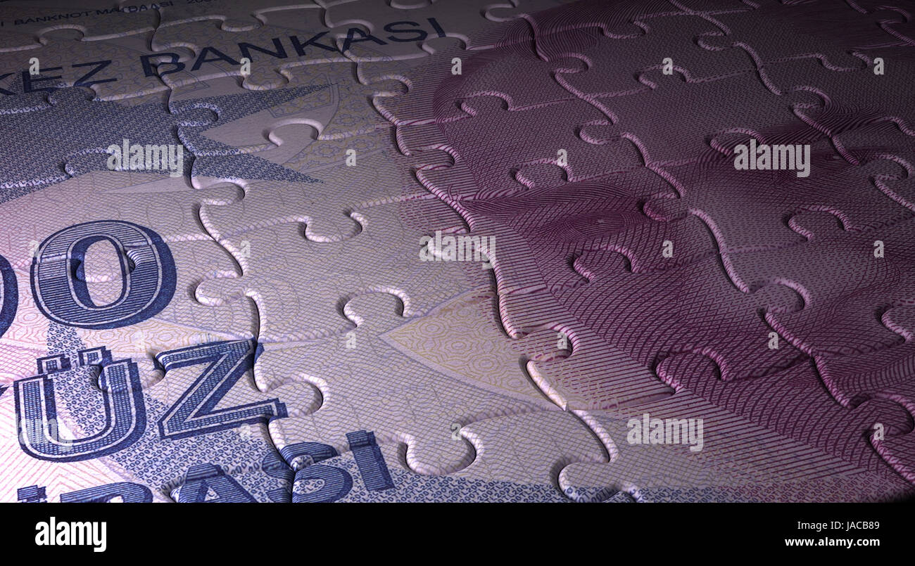 Turkish Lira and Puzzle Stock Photo Alamy Turkish Lira and Puzzle Stock Photo Alamy