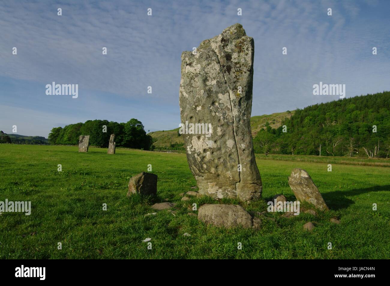 Standing Stones, Kilmartin, Argyll and Bute, Scotland Stock Photo