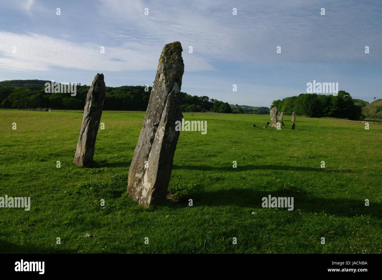 Standing Stones, Kilmartin, Argyll and Bute, Scotland Stock Photo