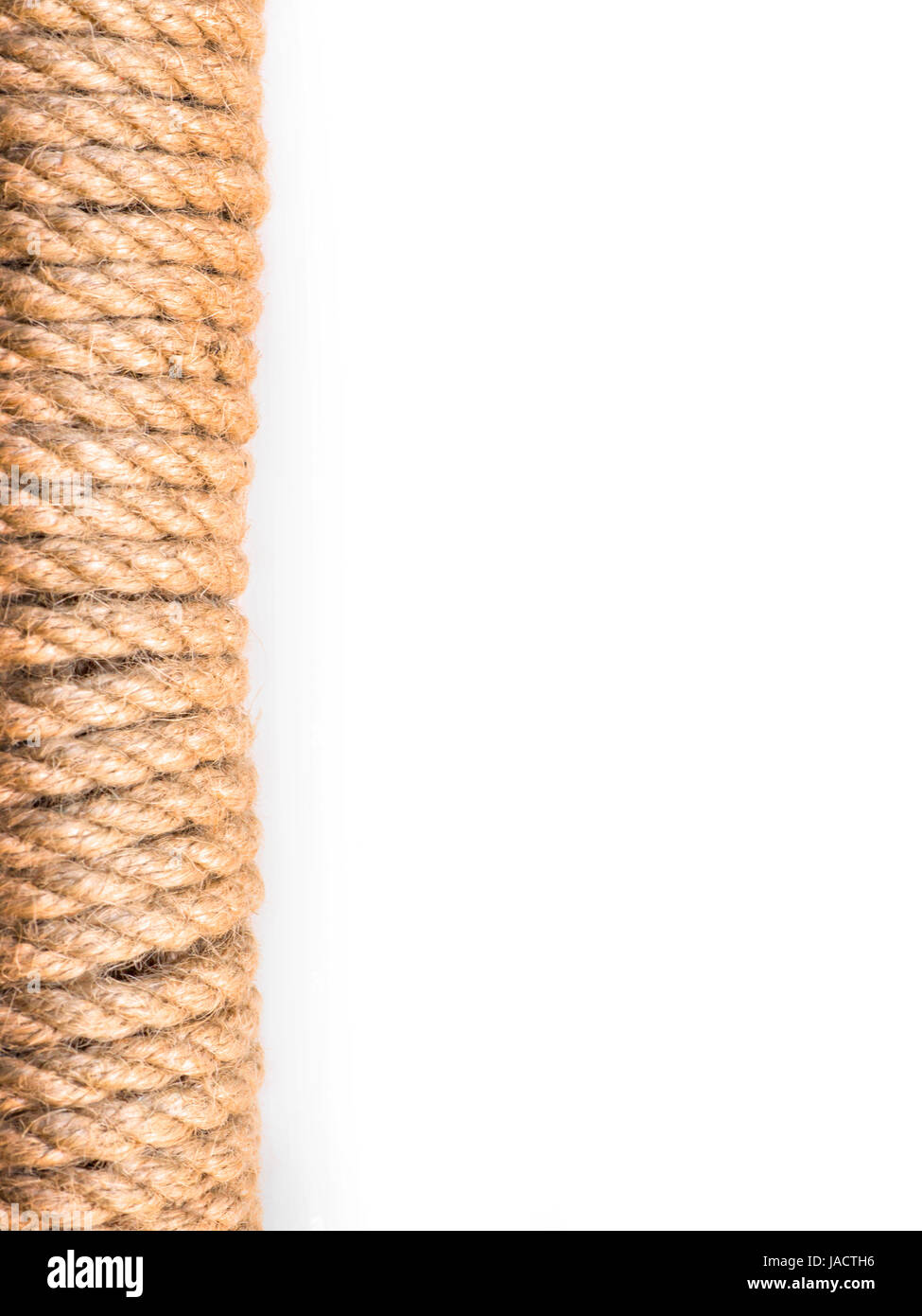 Twisted rope border for background, isolated on white Stock Photo - Alamy