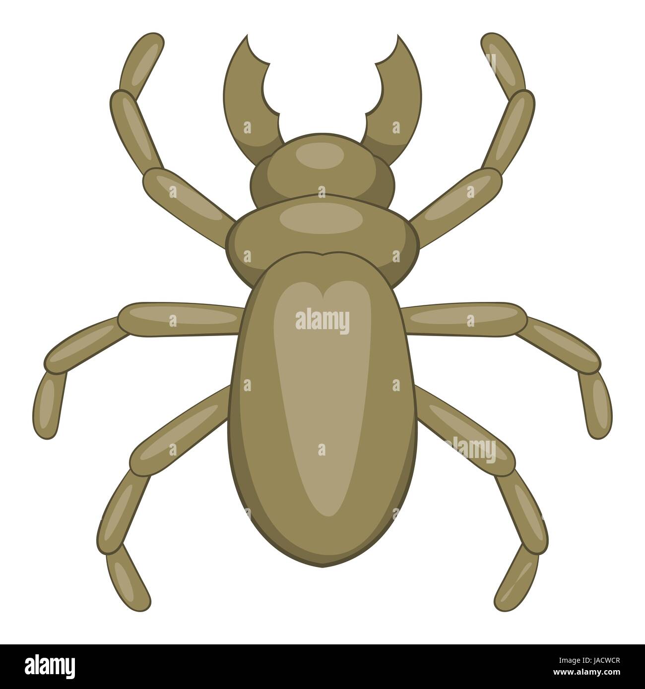 Beetle woodworm icon. Cartoon illustration of beetle woodworm vector ...