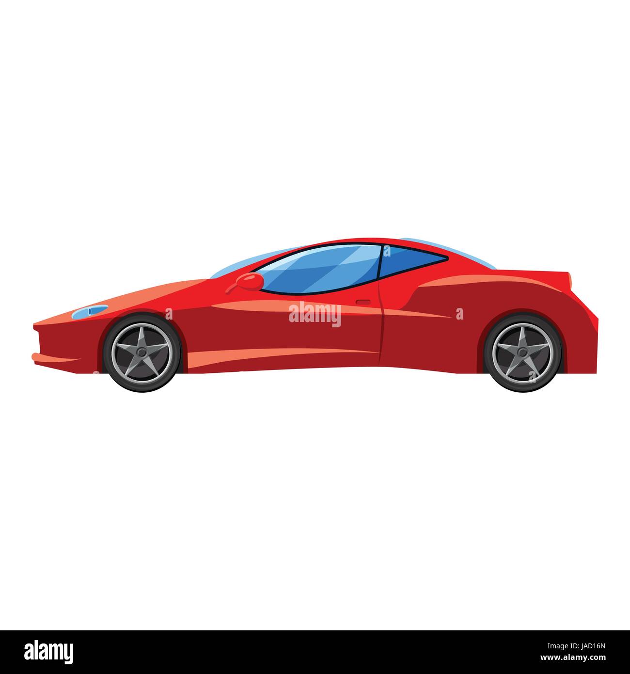 wallpapers Sports Car Side View Vector alamy