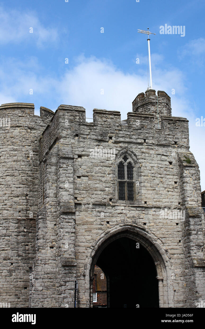 westgate in canterbury Stock Photo Alamy