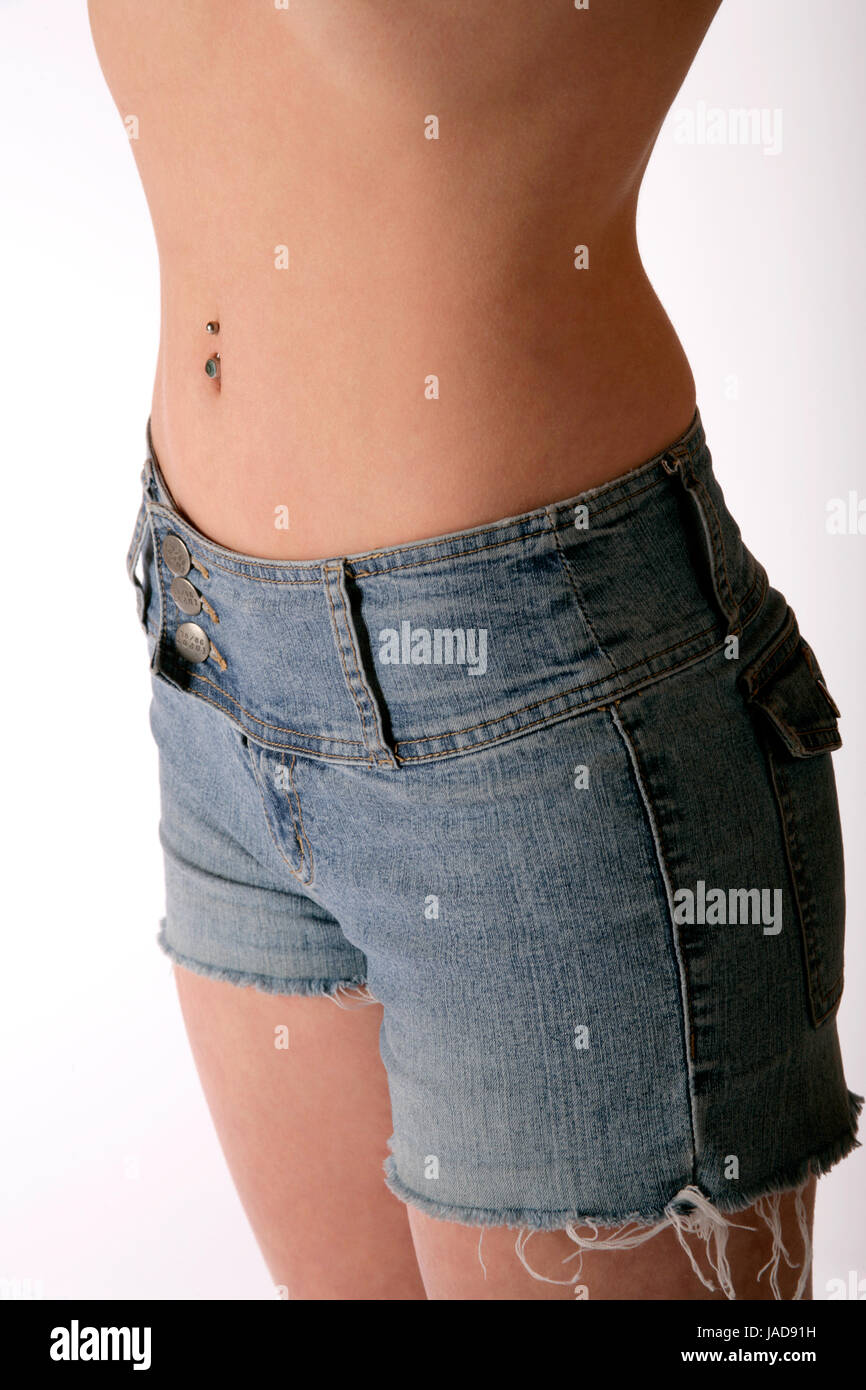 belly button Stock Photo