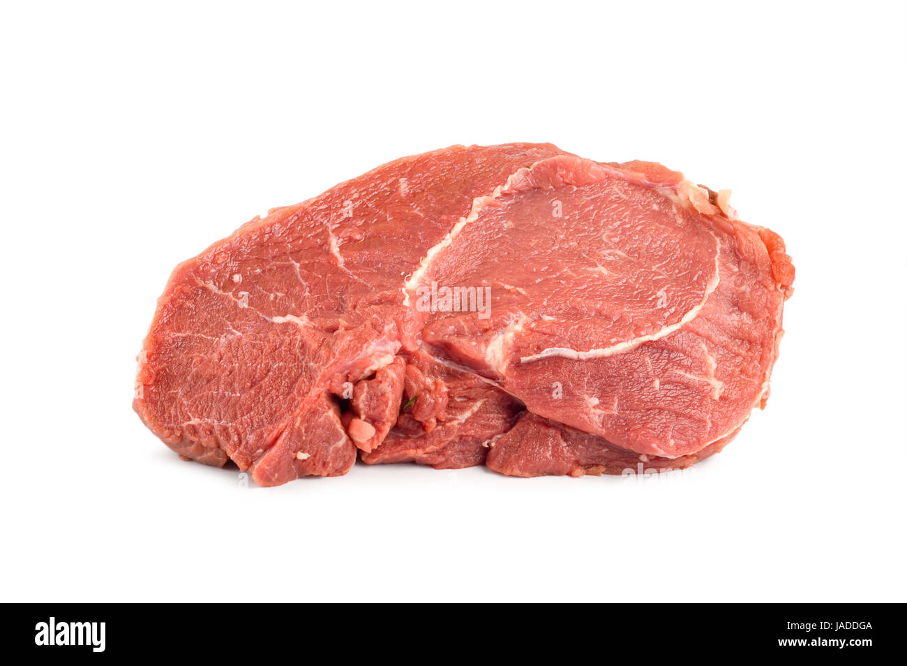 Raw juicy meat isolated on a white background Stock Photo - Alamy