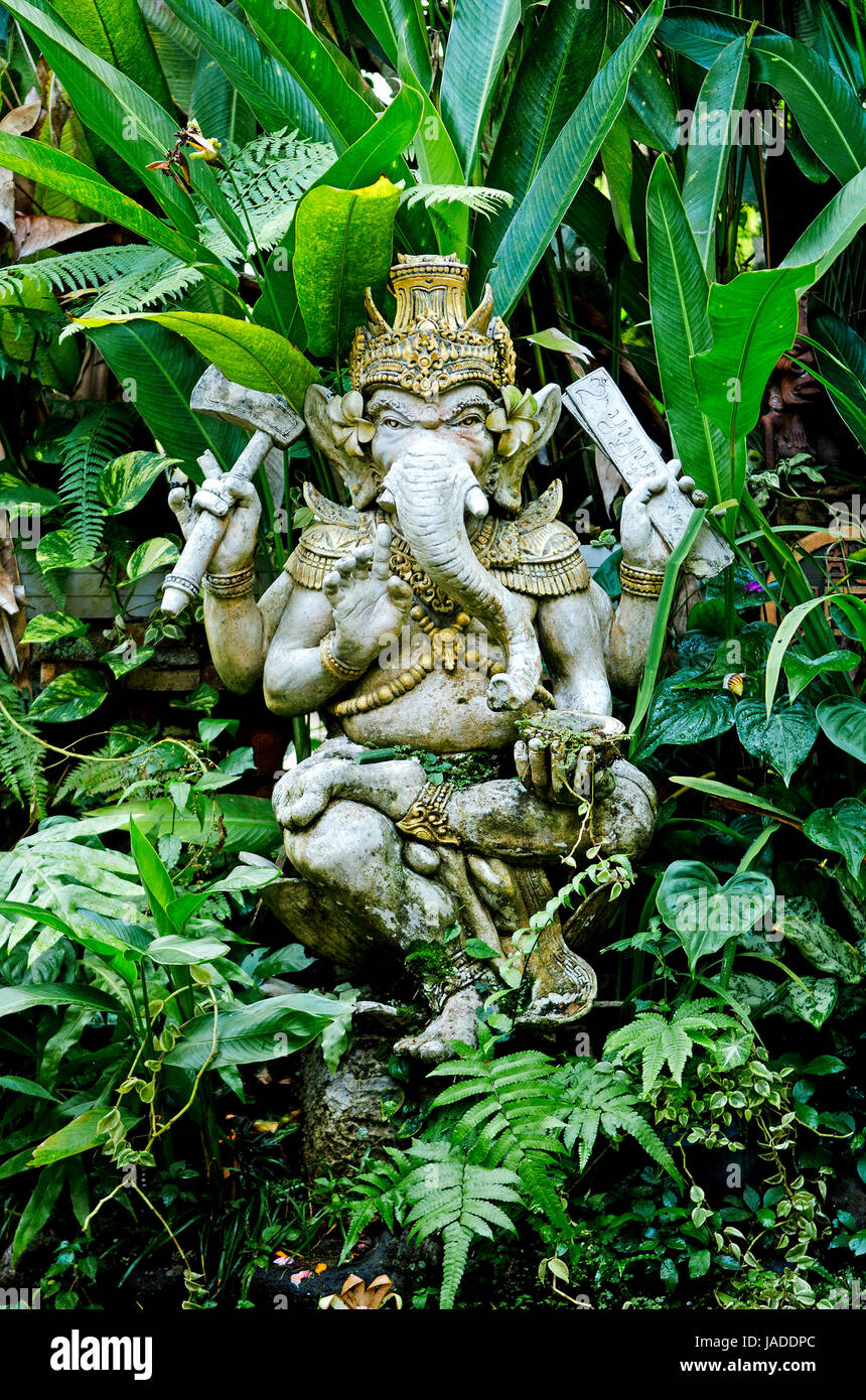 ganesh hindu god stone statue in bali indonesia Stock Photo Alamy