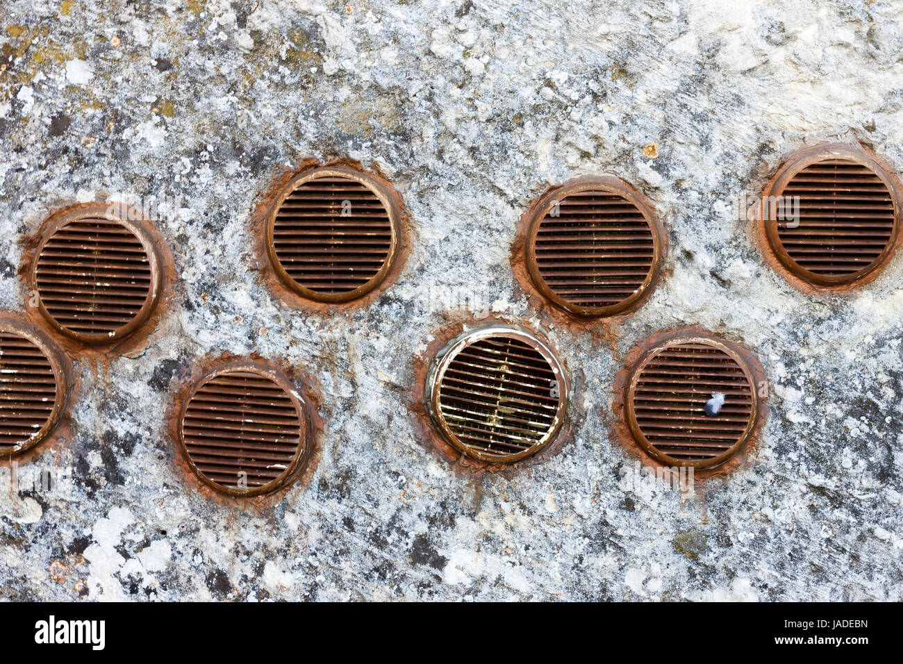 metal ventilation windows on wall background Stock Photo Alamy