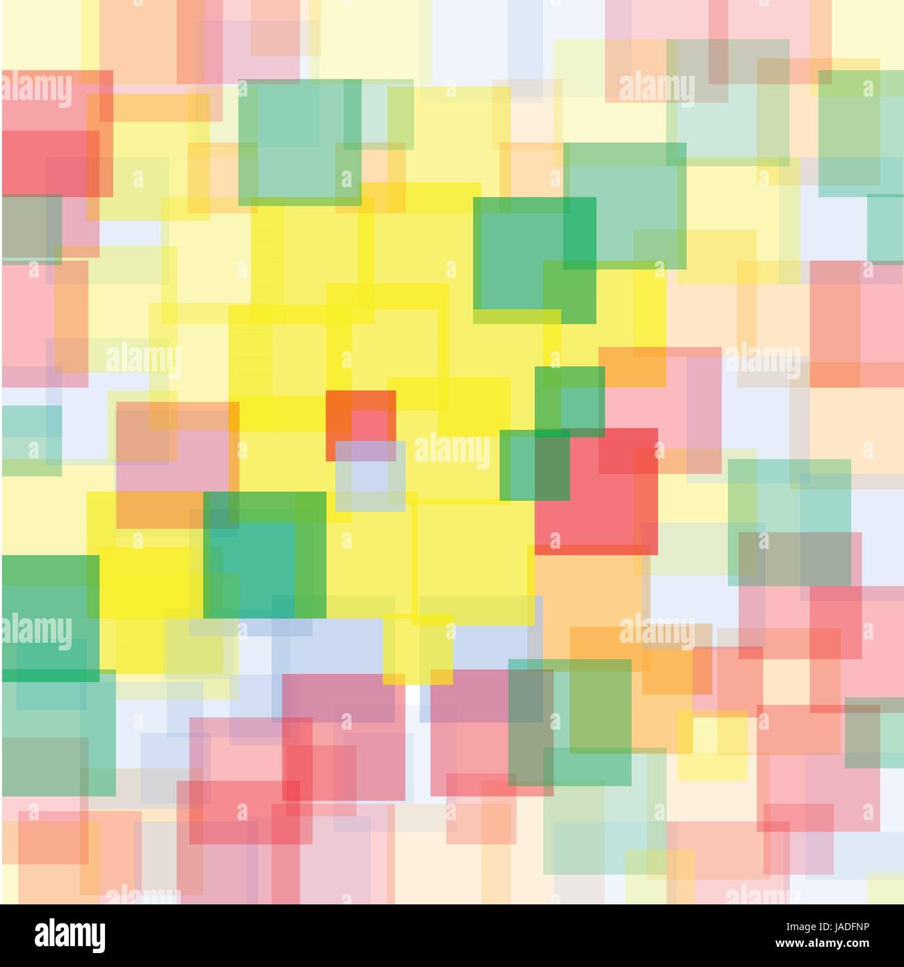 colorful illustration with abstract square background for your design ...