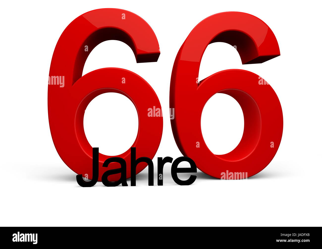 lettering with 'Jahre' Stock Photo