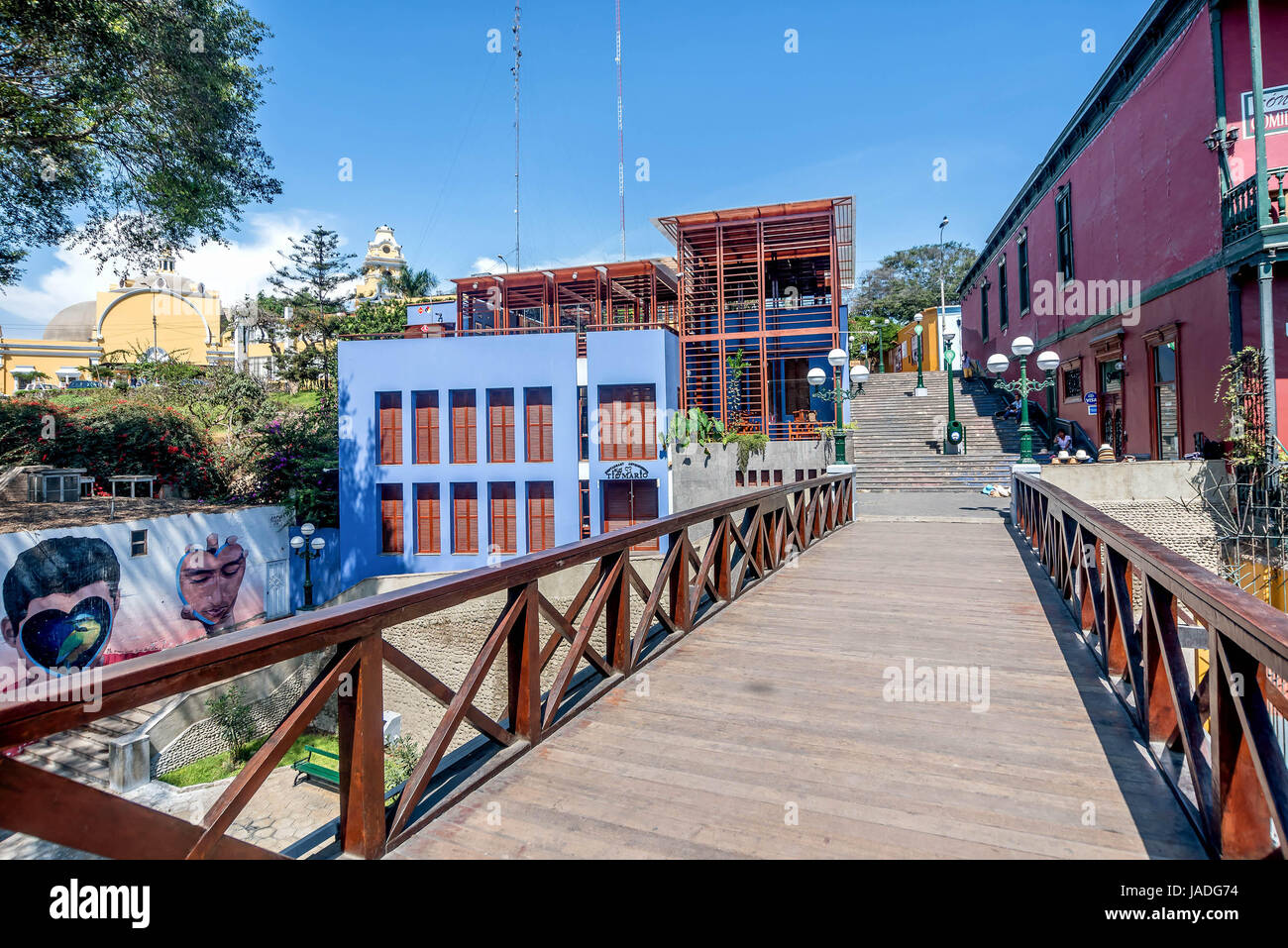 District of Barranco in Lima, Peru Stock Photo