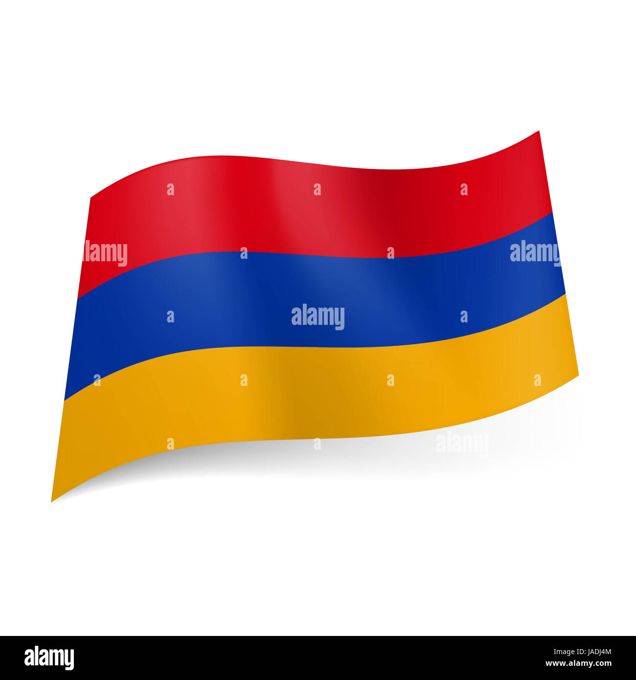 Billy Intensiv vindruer National flag of Armenia: red, blue and yellow horizontal stripes Stock  Photo - Alamy
