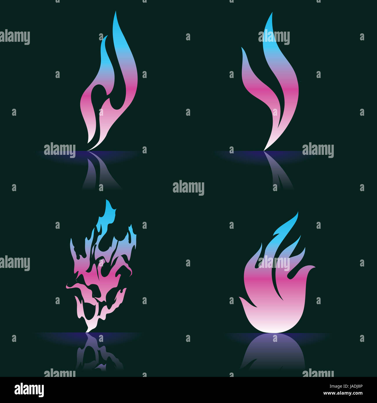 Fire Icons Collection Original Vector Illustration Stock Photo - Alamy