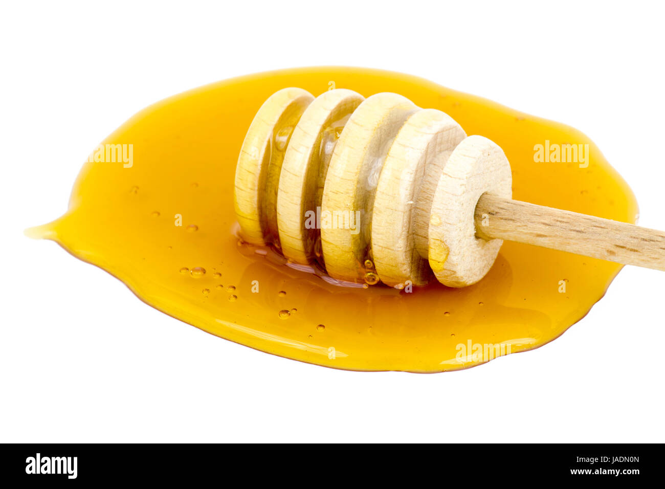 honey with dipper Stock Photo Alamy