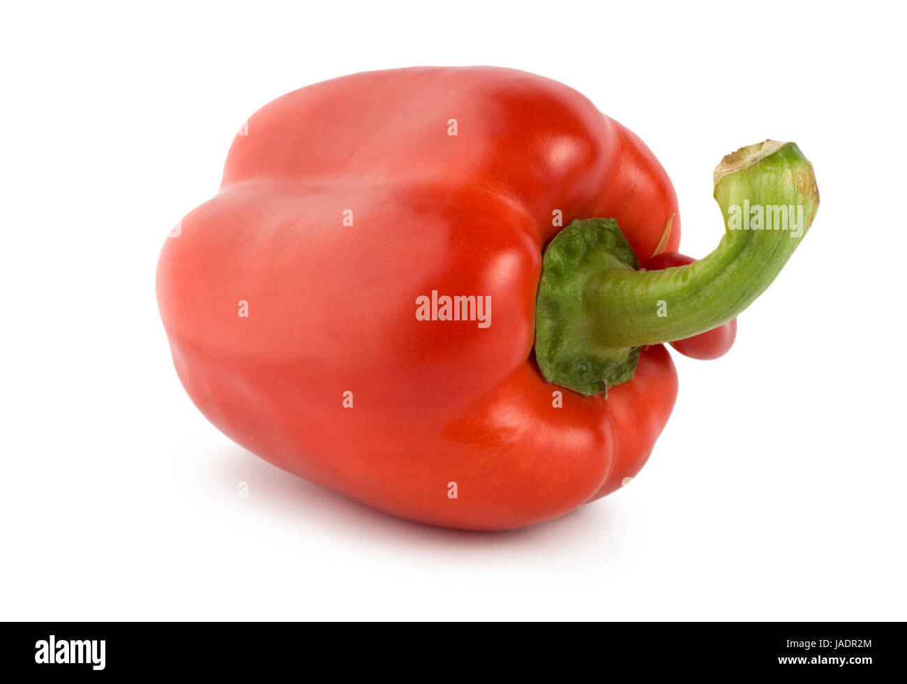 Red pepper isolated on white background Stock Photo - Alamy