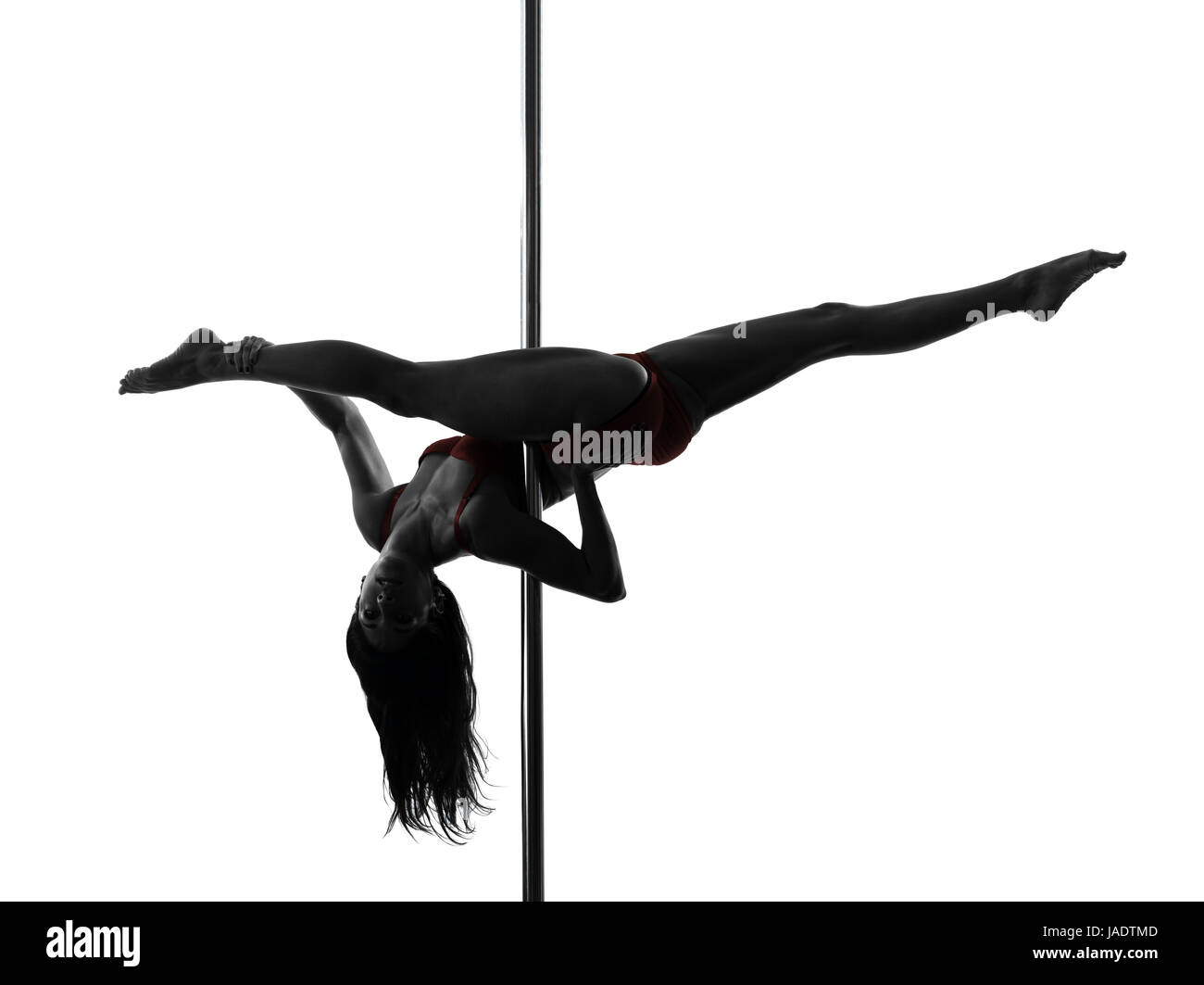 Pole dancer silhouette hires stock photography and images Alamy