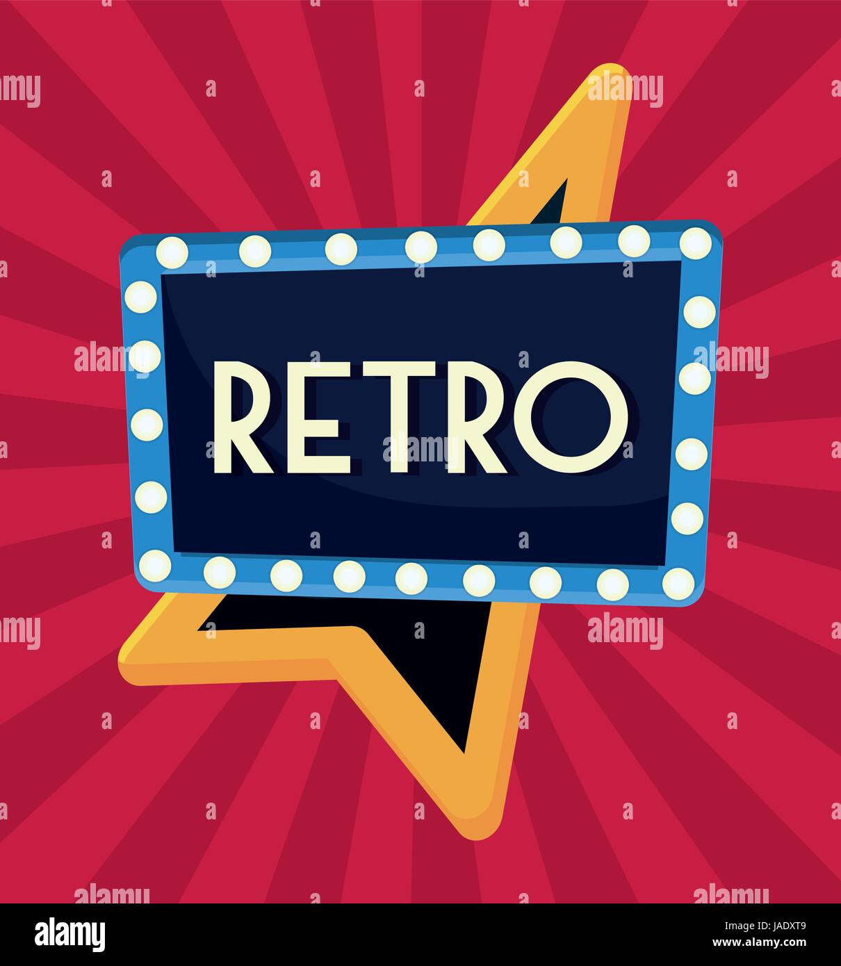 retro frame icon Stock Vector Image & Art - Alamy