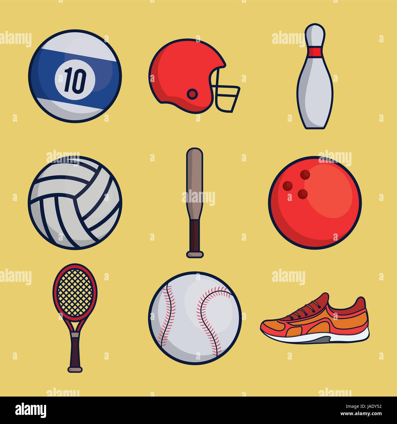 Sports equipment design Stock Vector Image & Art Alamy