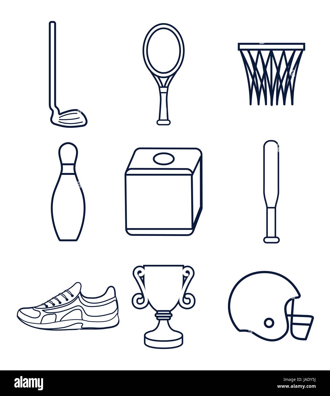 Sports equipment design Stock Vector Image & Art Alamy