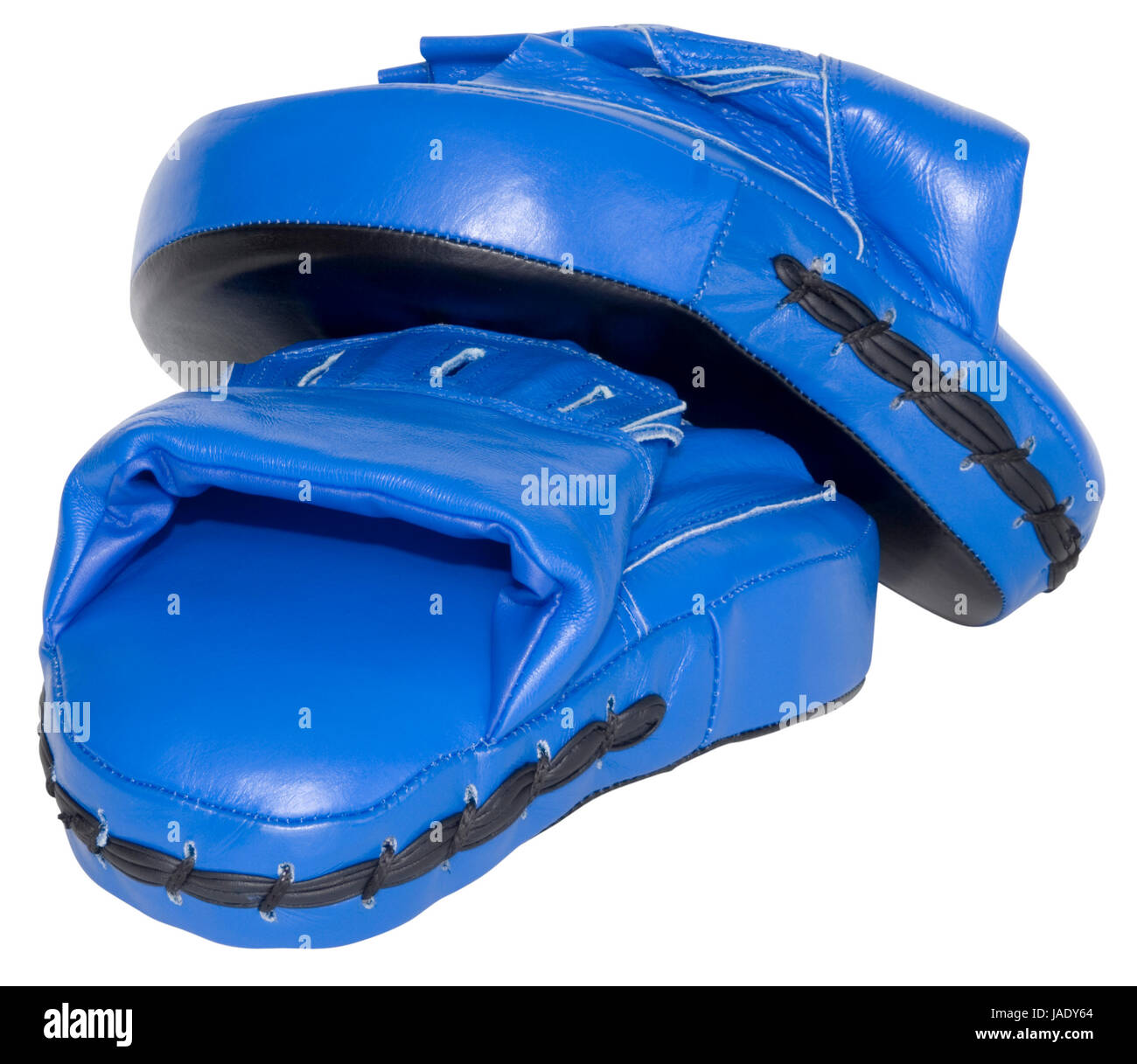 Boxing Focus Mitts Isolated with Clipping Path Stock Photo Alamy