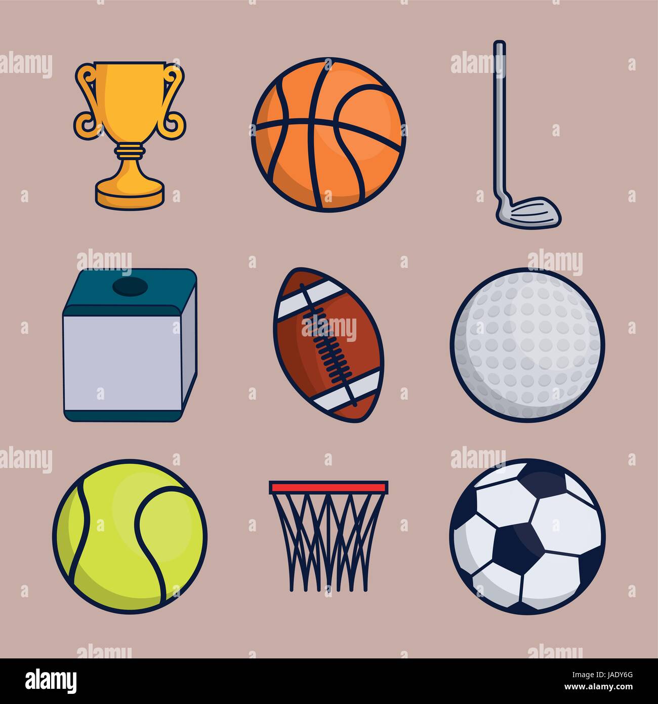 Sports equipment design Stock Vector Image & Art Alamy