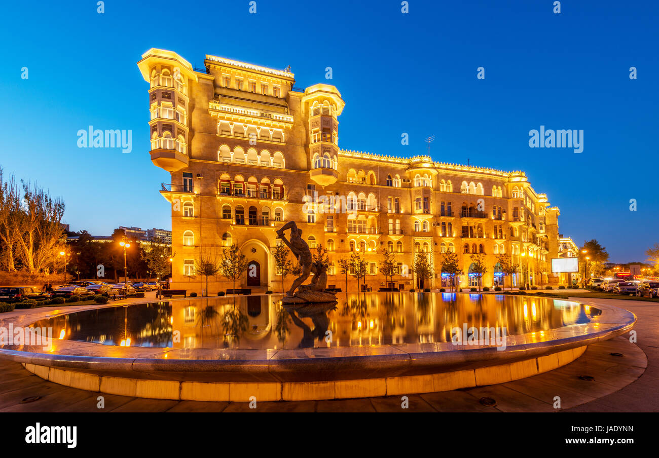 Fountain center baku azerbaijan hi-res stock photography and images - Alamy
