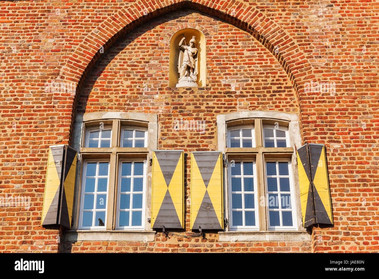 architectural detail of the Agathator in Bedburg Alt-Kaster, Germany ...