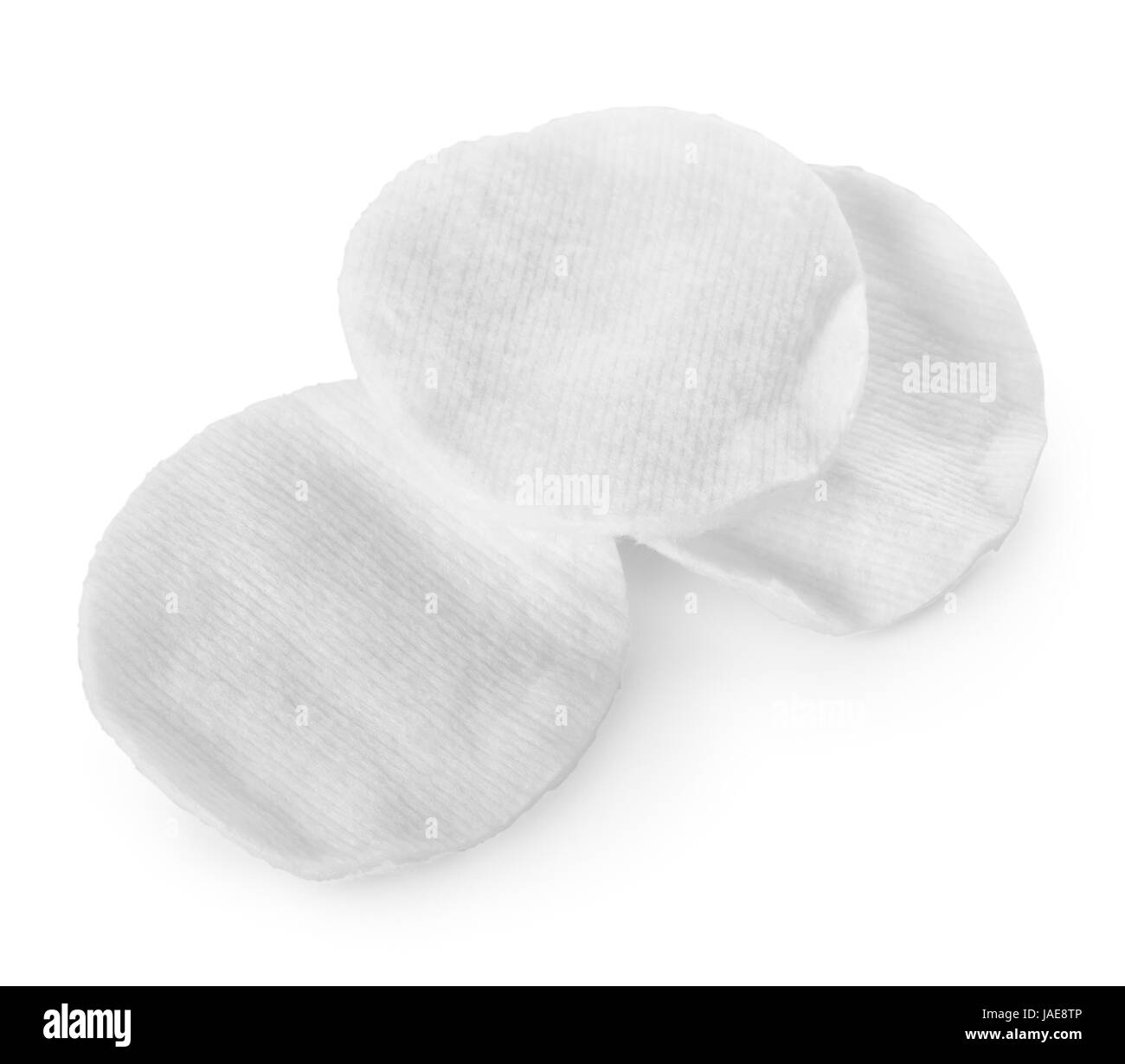 Cotton pad isolated on a white background Stock Photo Alamy